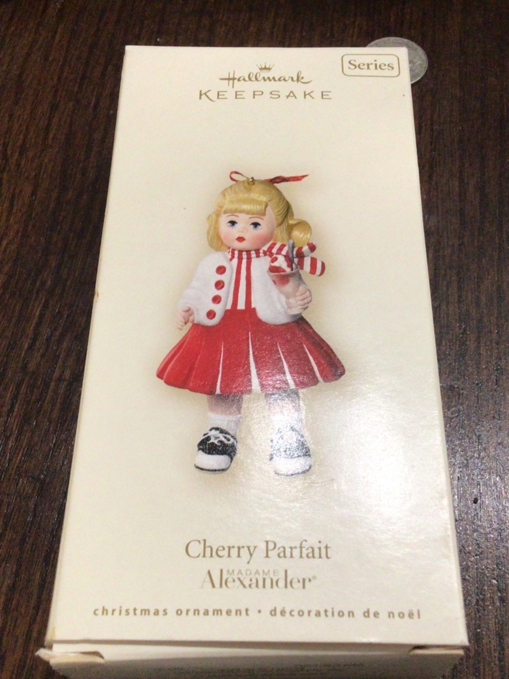 Vintage 2006 Hallmark Keepsake, Cherry Parfait  Madame Alexander. Brand new